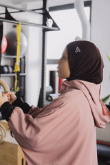 Hijab Sport Femme SafwaFlow™ – Respirant, Anti-Transpiration, Maintien Parfait, Confort Actif