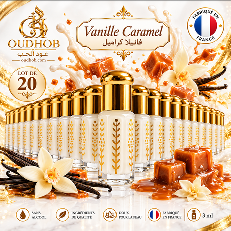 Musc Tahara Vanille Caramel – Musc Intime Sans Alcool 3 ml - Fabriqué en France – OudHob | عود الحب