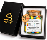 Safwa® Koran-Glas Italienische Ausgabe – Koranverse auf Arabisch & Italienisch – 6 Emotionen – Islamische Geschenkbox