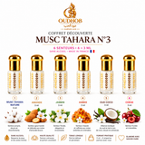 Coffret Découverte Musc Tahara N°3 – 6 Senteurs × 3 ml Sans Alcool - Fabriqué en France – OudHob | عود الحب