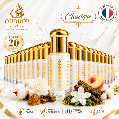 Musc Tahara Klassisk – Intim Hvit Musk Uten Alkohol 3 ml - Produsert i Frankrike  – OudHob | عود الحب