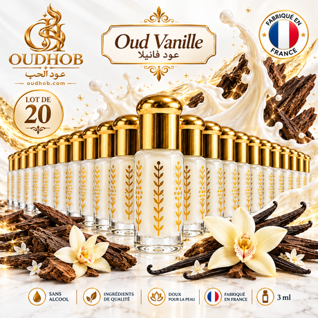 Musc Tahara Oud Vanille – Musc Intime Sans Alcool 3 ml - Fabriqué en France – OudHob | عود الحب