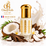 Musc Tahara Oud Coco – Intim Mysk Utan Alkohol 3 ml – Tillverkad i Frankrike – OudHob | عود الحب